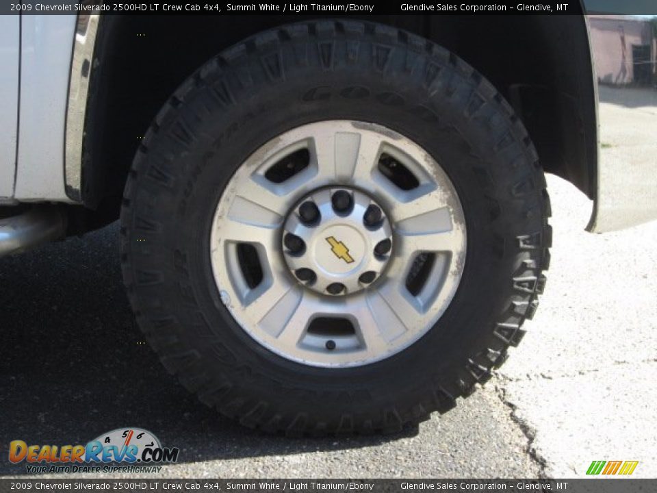 2009 Chevrolet Silverado 2500HD LT Crew Cab 4x4 Summit White / Light Titanium/Ebony Photo #21