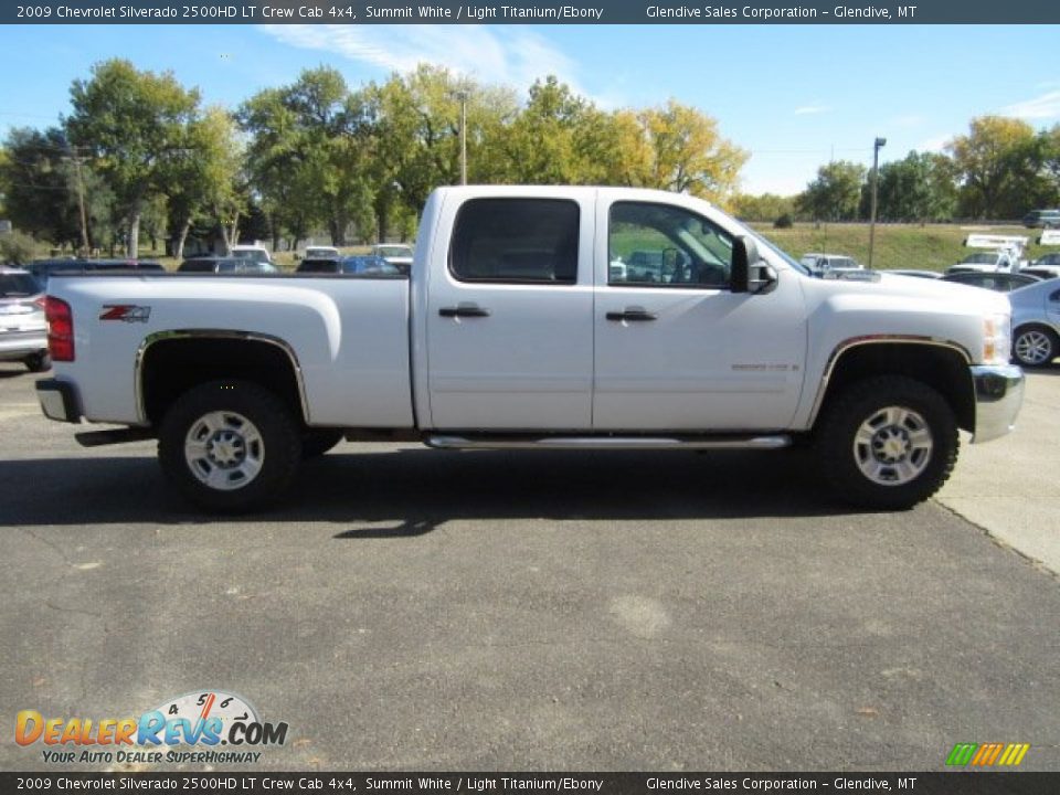2009 Chevrolet Silverado 2500HD LT Crew Cab 4x4 Summit White / Light Titanium/Ebony Photo #22