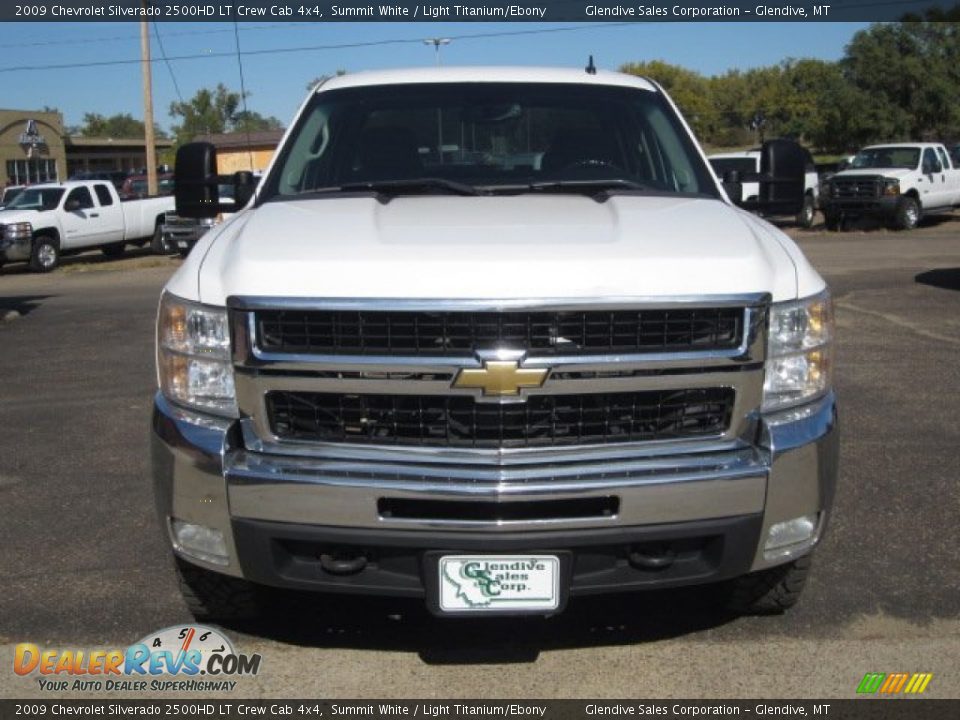 2009 Chevrolet Silverado 2500HD LT Crew Cab 4x4 Summit White / Light Titanium/Ebony Photo #23