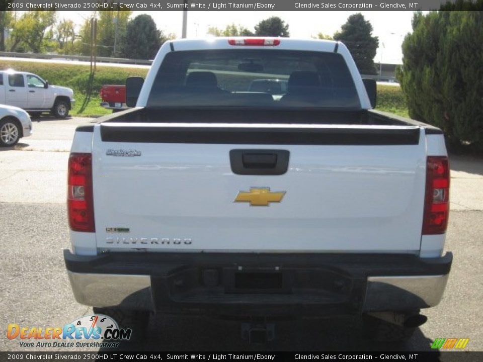 2009 Chevrolet Silverado 2500HD LT Crew Cab 4x4 Summit White / Light Titanium/Ebony Photo #24