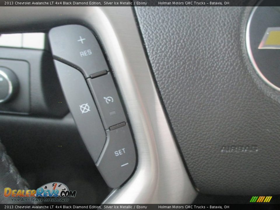 2013 Chevrolet Avalanche LT 4x4 Black Diamond Edition Silver Ice Metallic / Ebony Photo #12
