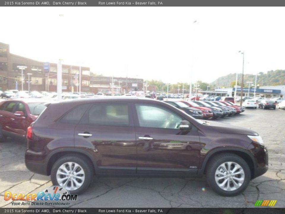 2015 Kia Sorento EX AWD Dark Cherry / Black Photo #1