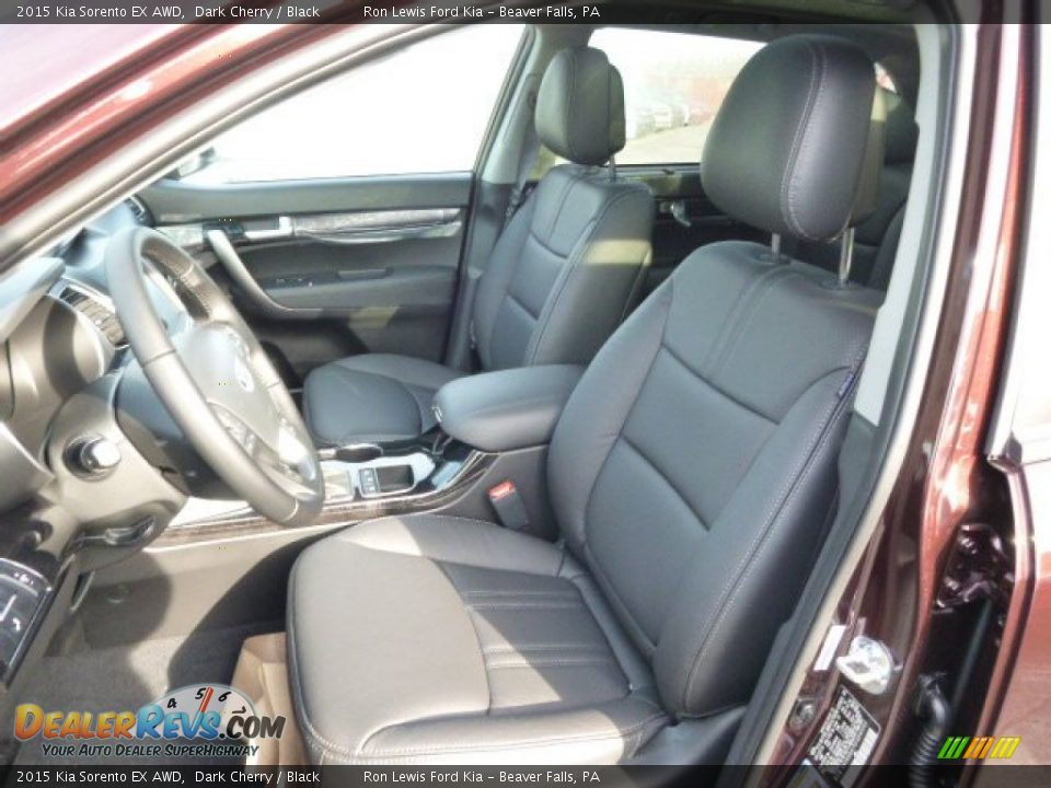 2015 Kia Sorento EX AWD Dark Cherry / Black Photo #10