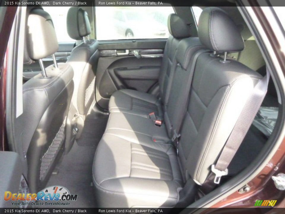2015 Kia Sorento EX AWD Dark Cherry / Black Photo #11