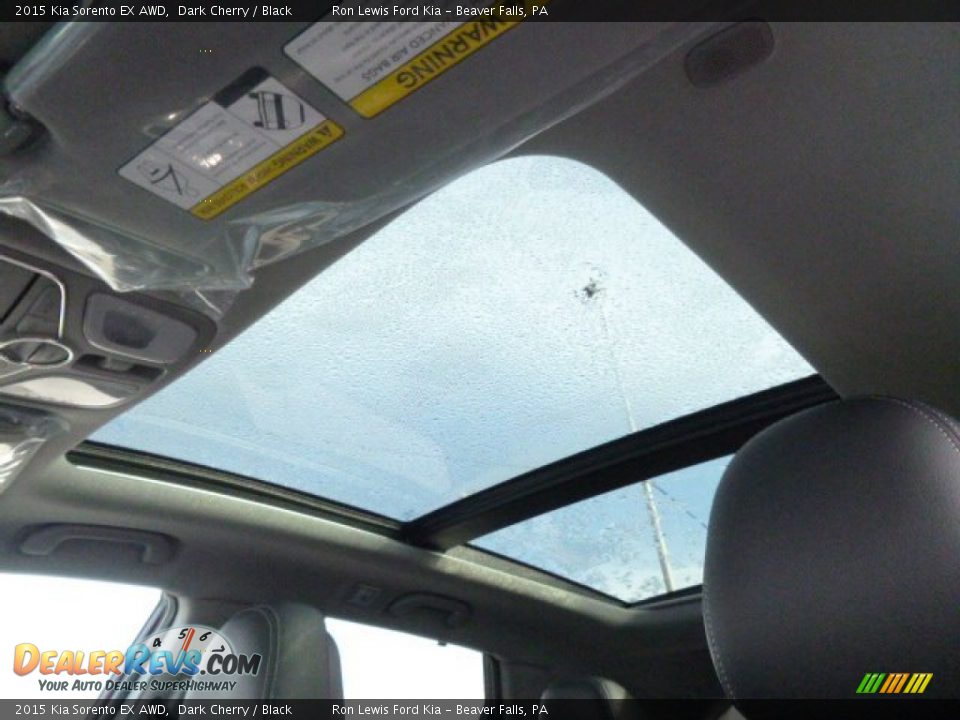 2015 Kia Sorento EX AWD Dark Cherry / Black Photo #15