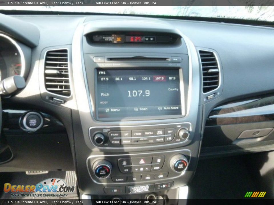 2015 Kia Sorento EX AWD Dark Cherry / Black Photo #16