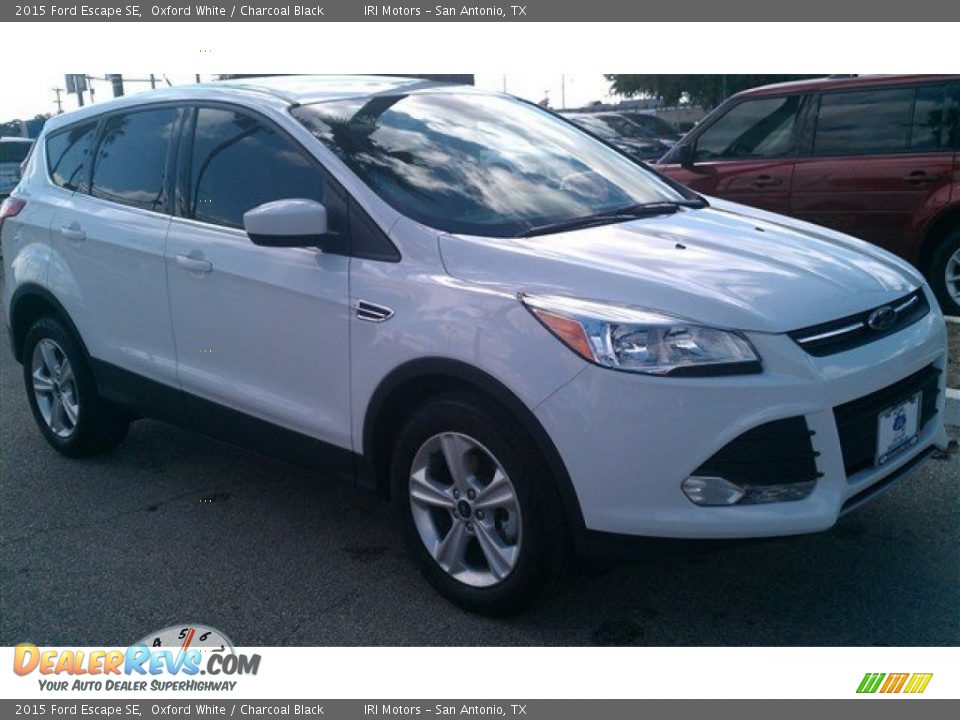 2015 Ford Escape SE Oxford White / Charcoal Black Photo #1