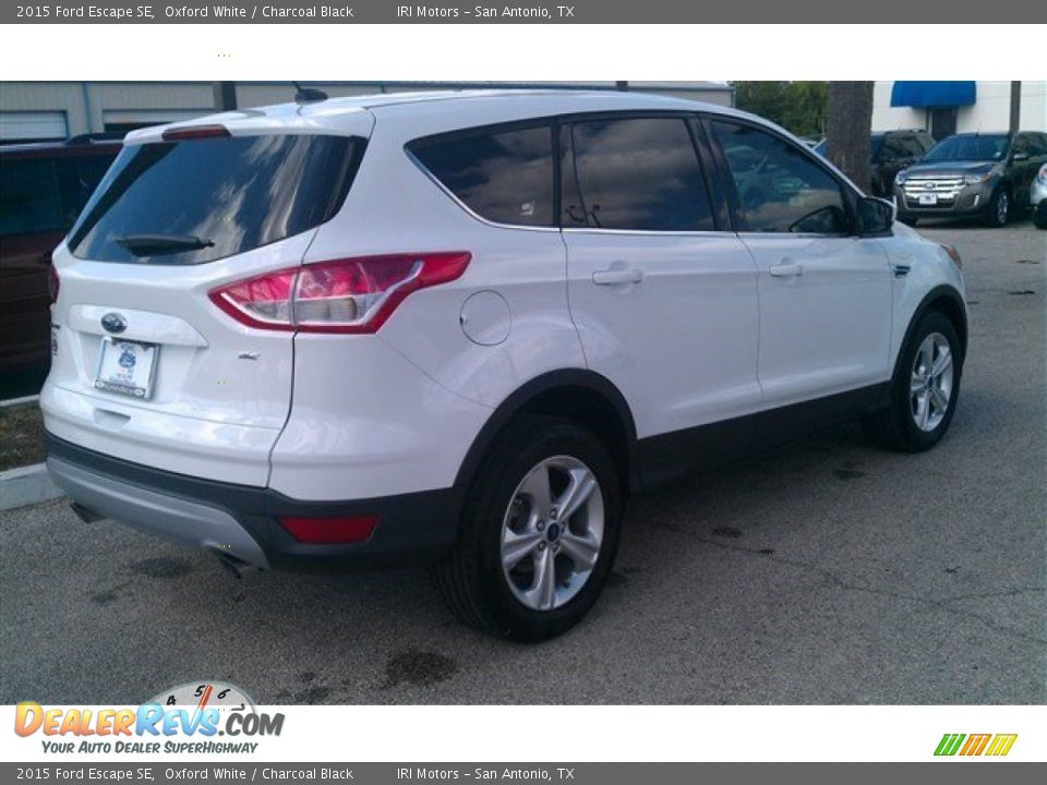 2015 Ford Escape SE Oxford White / Charcoal Black Photo #2
