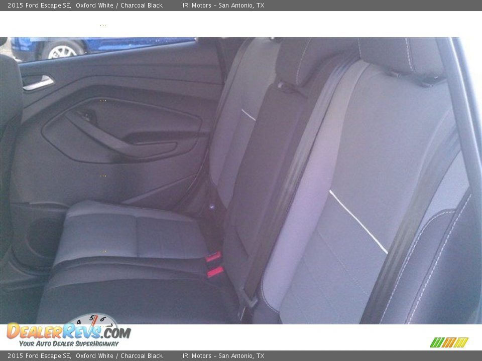 2015 Ford Escape SE Oxford White / Charcoal Black Photo #10