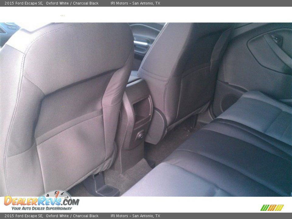 2015 Ford Escape SE Oxford White / Charcoal Black Photo #13