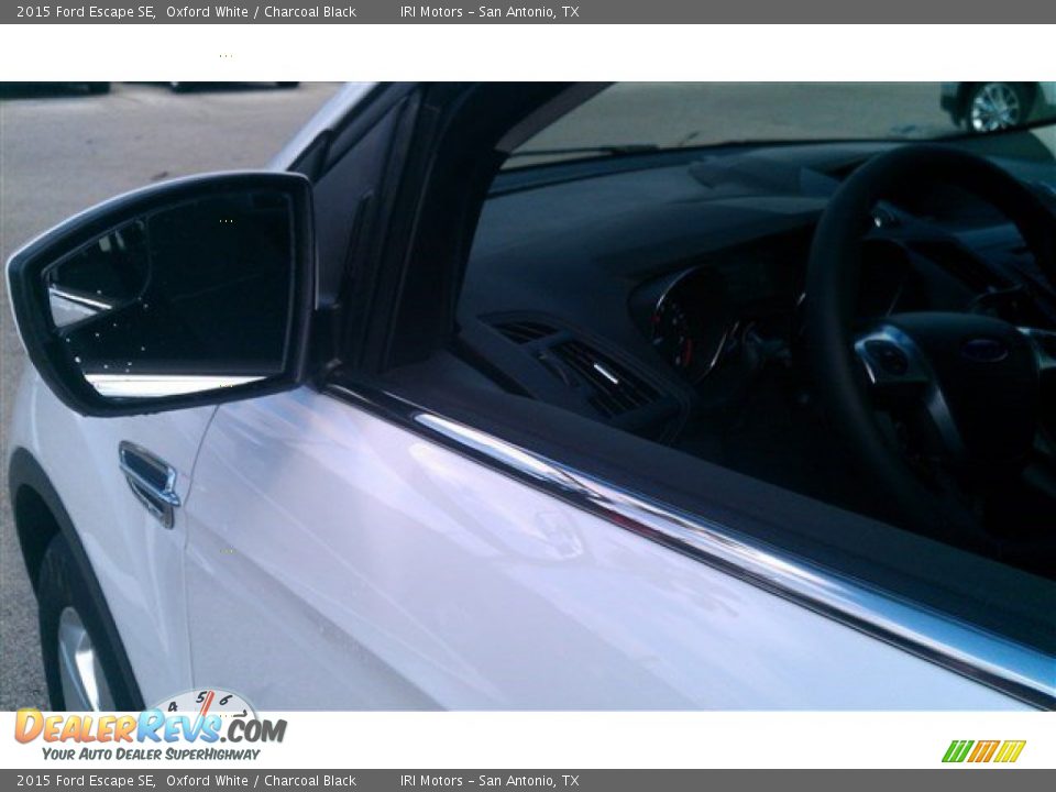 2015 Ford Escape SE Oxford White / Charcoal Black Photo #14