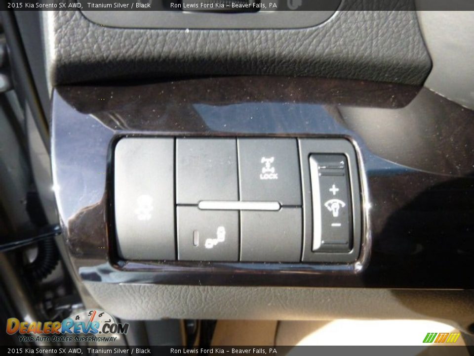 2015 Kia Sorento SX AWD Titanium Silver / Black Photo #15
