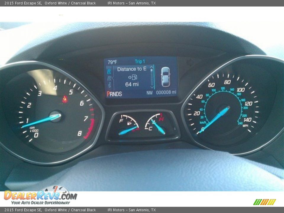 2015 Ford Escape SE Oxford White / Charcoal Black Photo #25