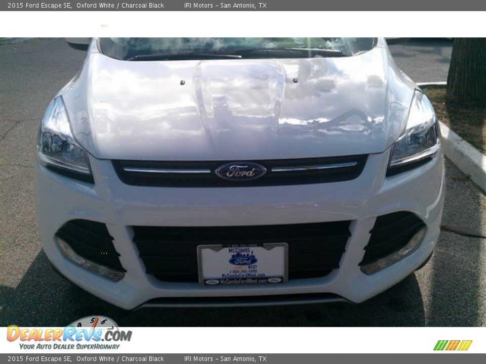 2015 Ford Escape SE Oxford White / Charcoal Black Photo #36