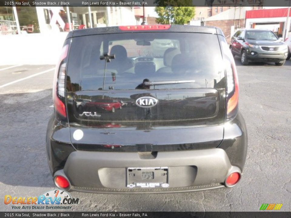 2015 Kia Soul Shadow Black / Black Photo #7