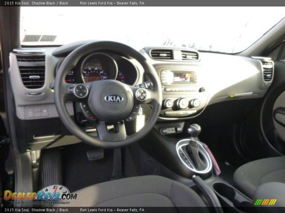 2015 Kia Soul Shadow Black / Black Photo #14