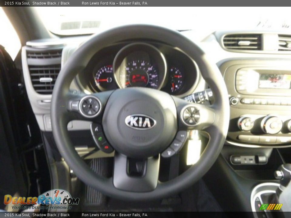 2015 Kia Soul Shadow Black / Black Photo #19