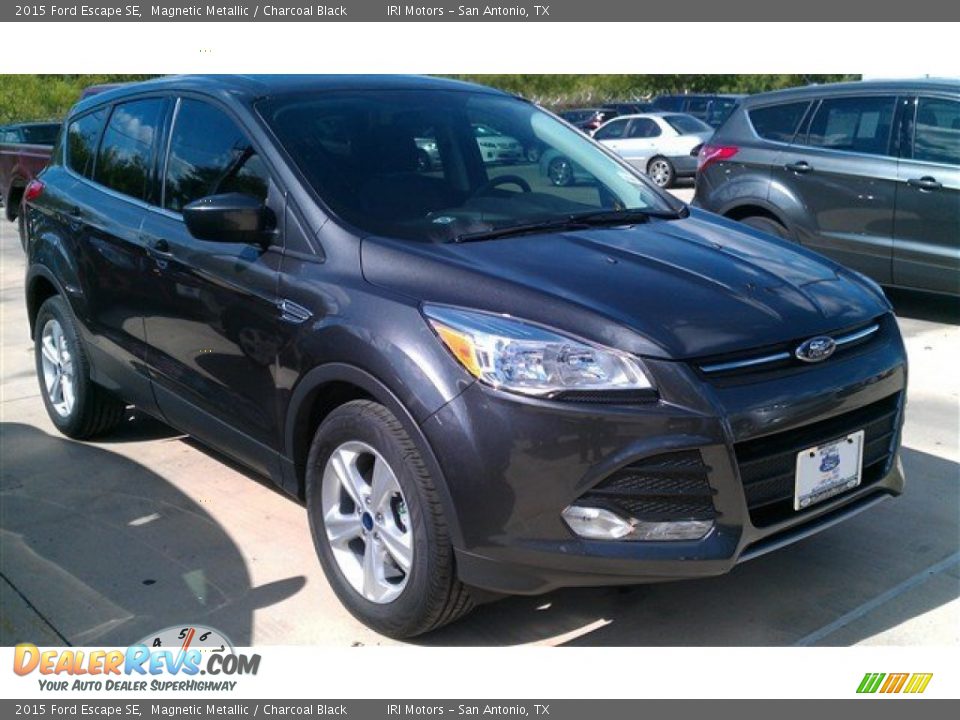 2015 Ford Escape SE Magnetic Metallic / Charcoal Black Photo #1