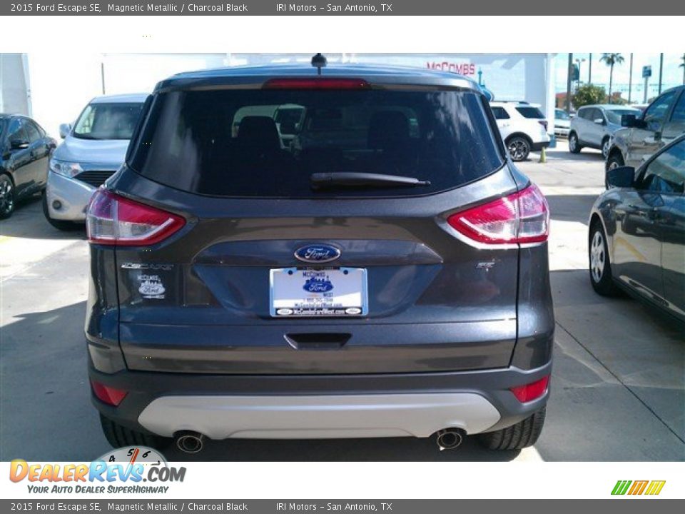 2015 Ford Escape SE Magnetic Metallic / Charcoal Black Photo #6