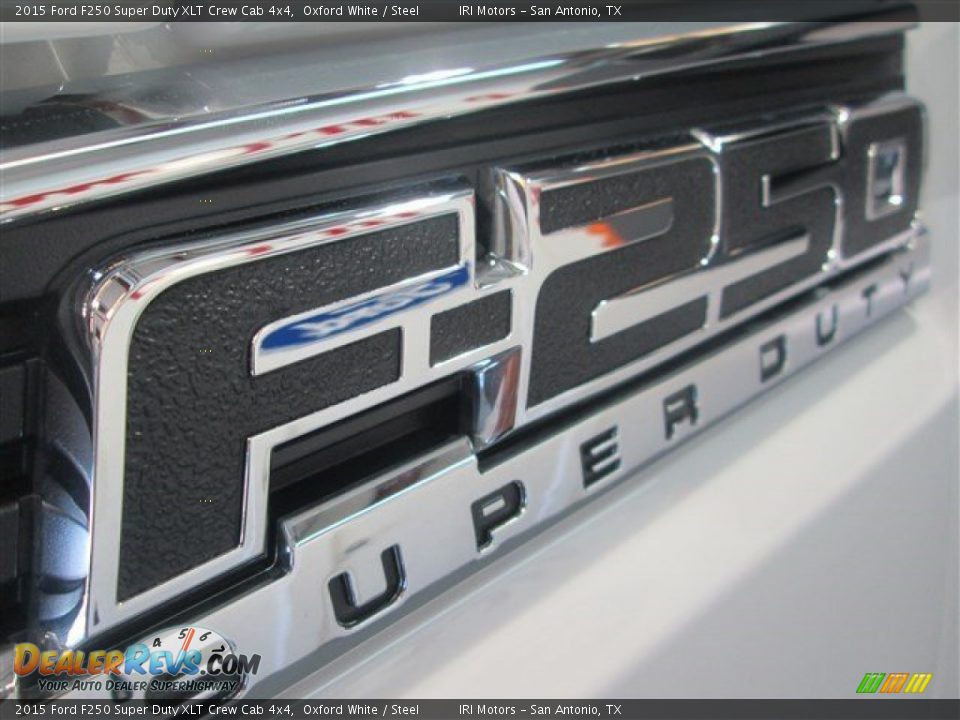2015 Ford F250 Super Duty XLT Crew Cab 4x4 Oxford White / Steel Photo #4