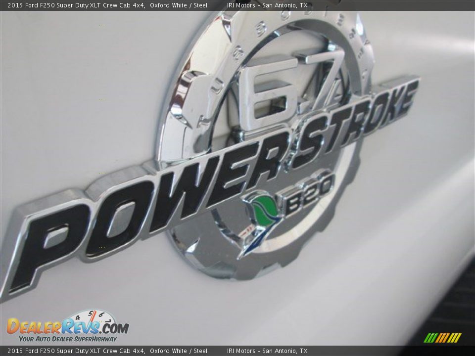 2015 Ford F250 Super Duty XLT Crew Cab 4x4 Oxford White / Steel Photo #5