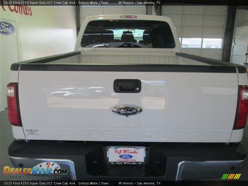 2015 Ford F250 Super Duty XLT Crew Cab 4x4 Oxford White / Steel Photo #6