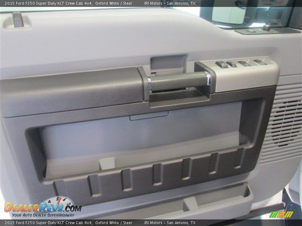 2015 Ford F250 Super Duty XLT Crew Cab 4x4 Oxford White / Steel Photo #15