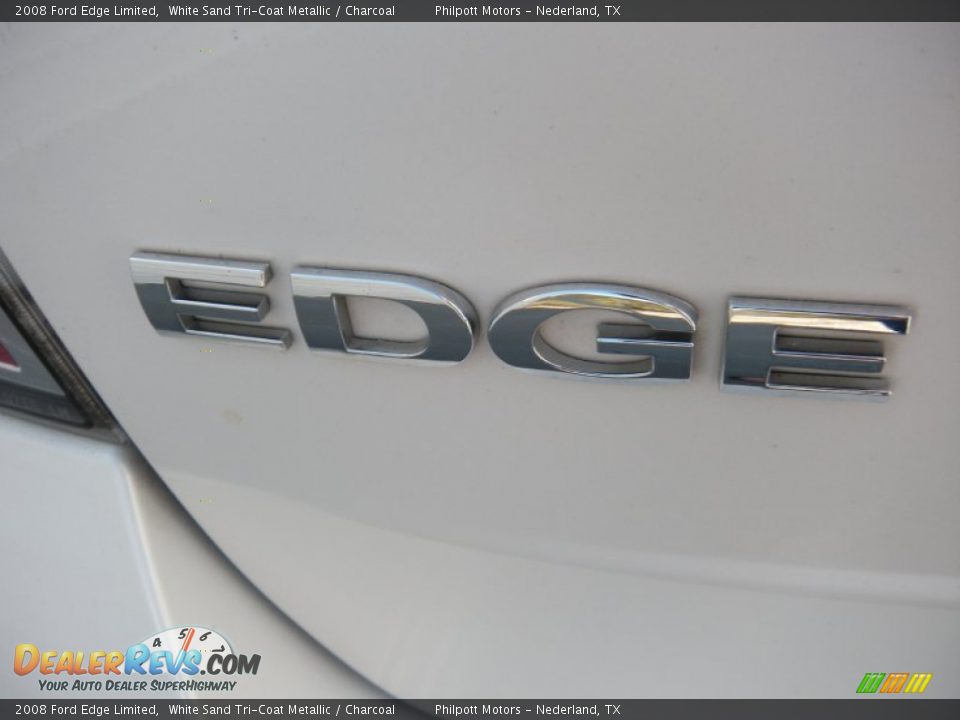 2008 Ford Edge Limited White Sand Tri-Coat Metallic / Charcoal Photo #15