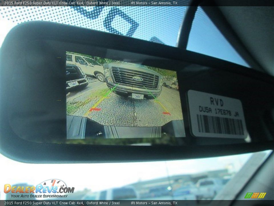 2015 Ford F250 Super Duty XLT Crew Cab 4x4 Oxford White / Steel Photo #23