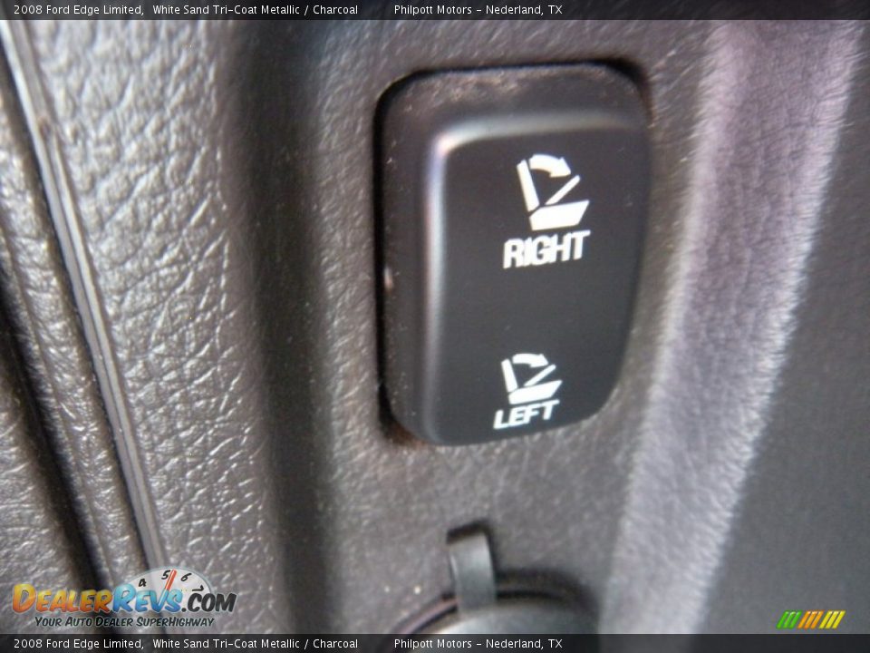 2008 Ford Edge Limited White Sand Tri-Coat Metallic / Charcoal Photo #22
