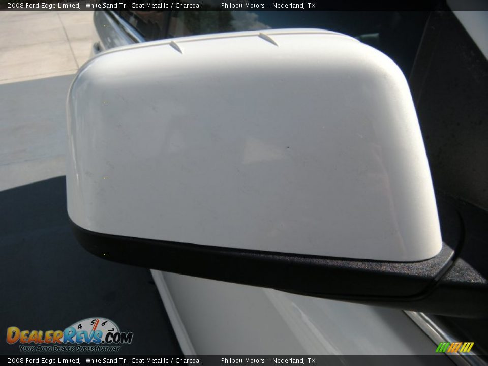 2008 Ford Edge Limited White Sand Tri-Coat Metallic / Charcoal Photo #24
