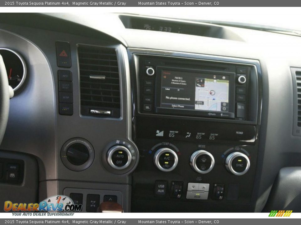 Controls of 2015 Toyota Sequoia Platinum 4x4 Photo #6
