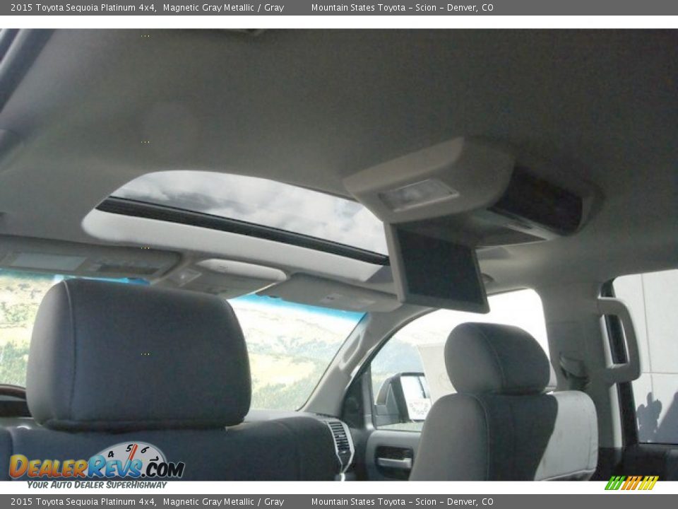 2015 Toyota Sequoia Platinum 4x4 Magnetic Gray Metallic / Gray Photo #9