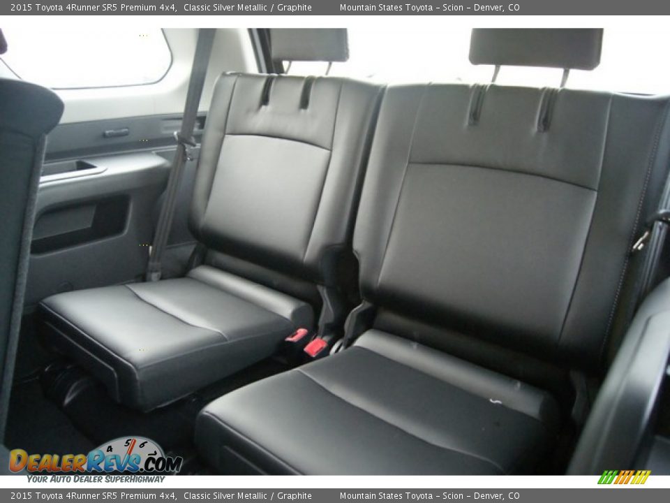Rear Seat of 2015 Toyota 4Runner SR5 Premium 4x4 Photo #8