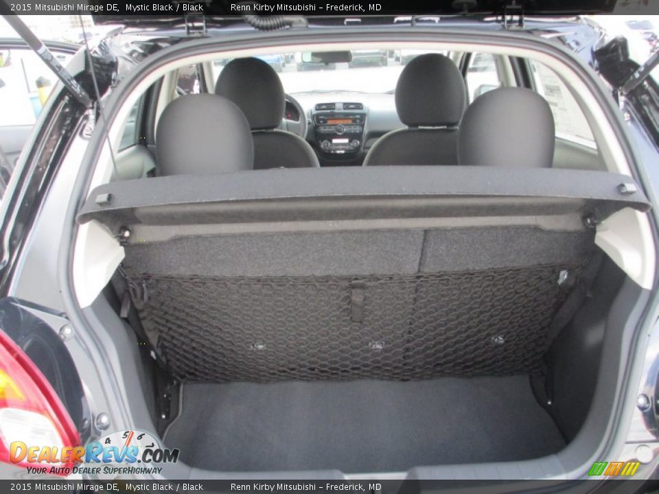 2015 Mitsubishi Mirage DE Mystic Black / Black Photo #26