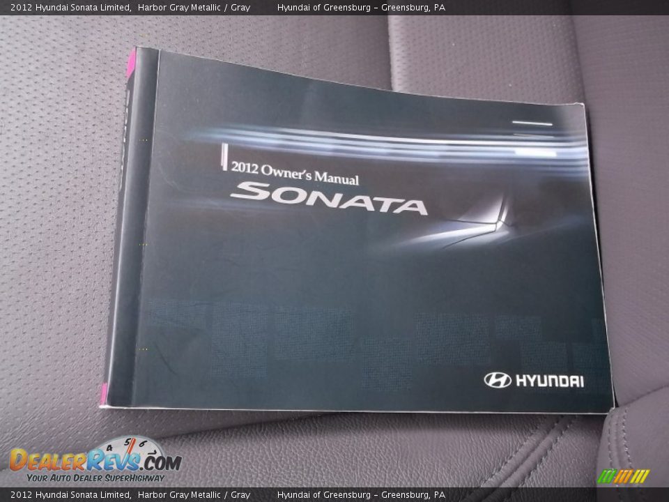2012 Hyundai Sonata Limited Harbor Gray Metallic / Gray Photo #23