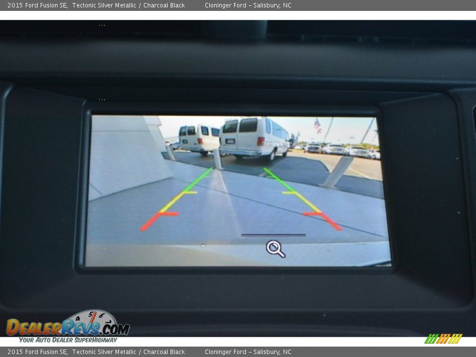 2015 Ford Fusion SE Tectonic Silver Metallic / Charcoal Black Photo #13