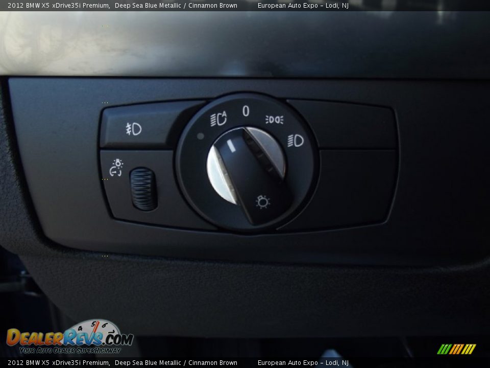 2012 BMW X5 xDrive35i Premium Deep Sea Blue Metallic / Cinnamon Brown Photo #15