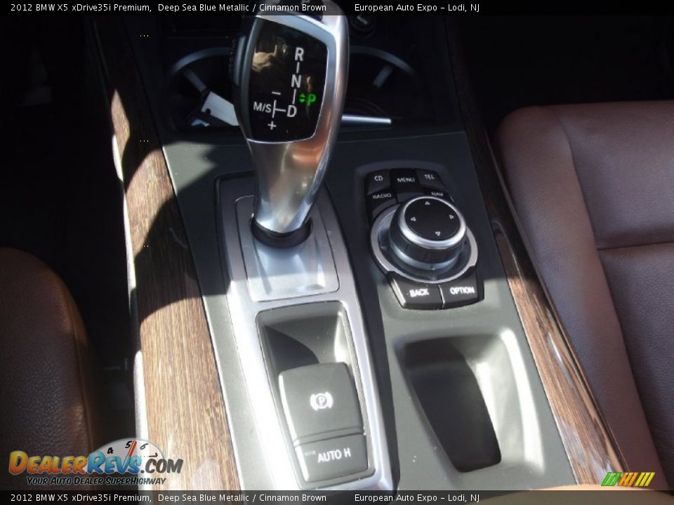 2012 BMW X5 xDrive35i Premium Deep Sea Blue Metallic / Cinnamon Brown Photo #28