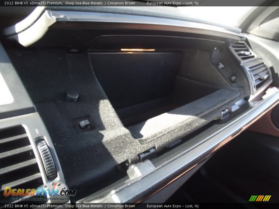 2012 BMW X5 xDrive35i Premium Deep Sea Blue Metallic / Cinnamon Brown Photo #30
