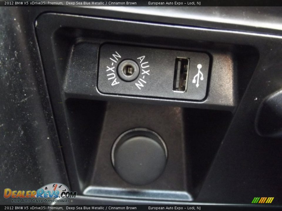 2012 BMW X5 xDrive35i Premium Deep Sea Blue Metallic / Cinnamon Brown Photo #32