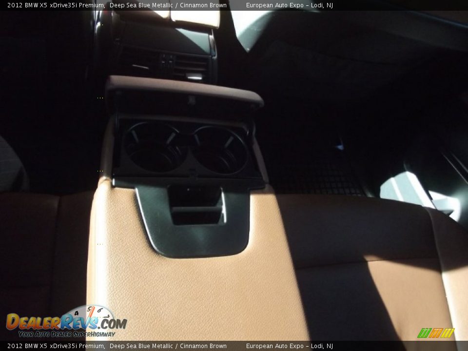 2012 BMW X5 xDrive35i Premium Deep Sea Blue Metallic / Cinnamon Brown Photo #36