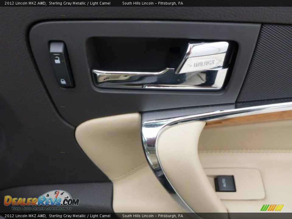2012 Lincoln MKZ AWD Sterling Gray Metallic / Light Camel Photo #8