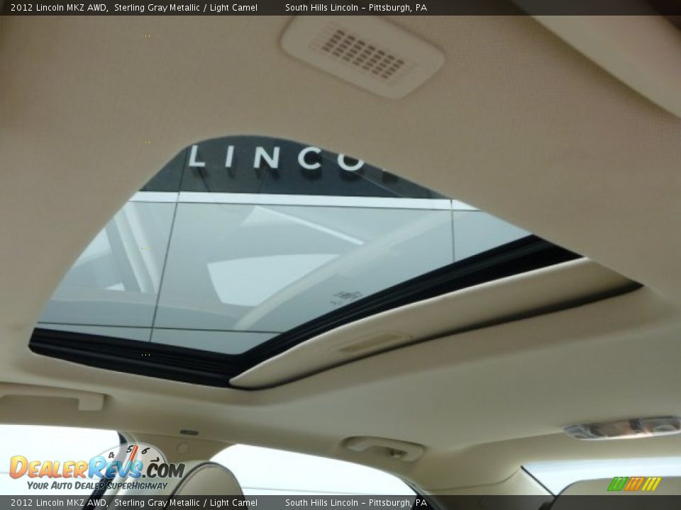 2012 Lincoln MKZ AWD Sterling Gray Metallic / Light Camel Photo #20