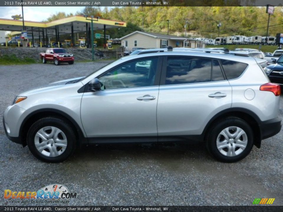 2013 Toyota RAV4 LE AWD Classic Silver Metallic / Ash Photo #6