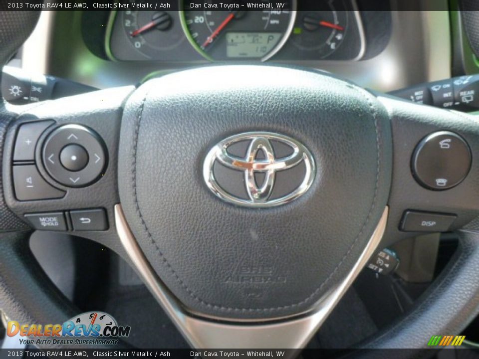 2013 Toyota RAV4 LE AWD Classic Silver Metallic / Ash Photo #15