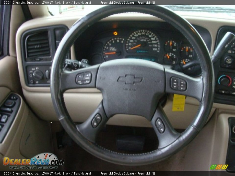 2004 Chevrolet Suburban 1500 LT 4x4 Black / Tan/Neutral Photo #21