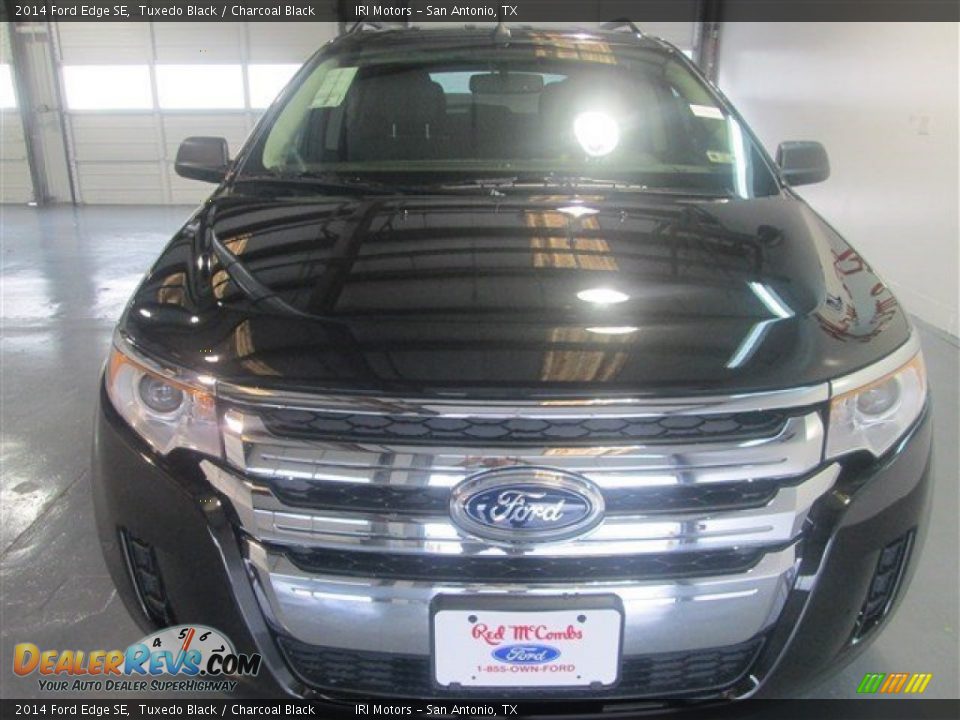 2014 Ford Edge SE Tuxedo Black / Charcoal Black Photo #2