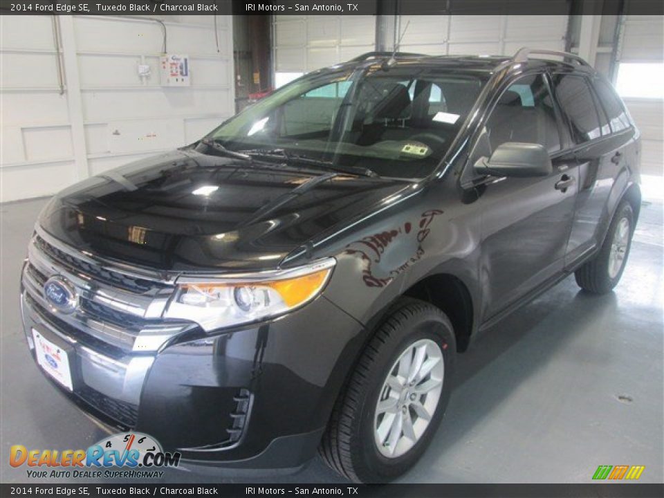 2014 Ford Edge SE Tuxedo Black / Charcoal Black Photo #3