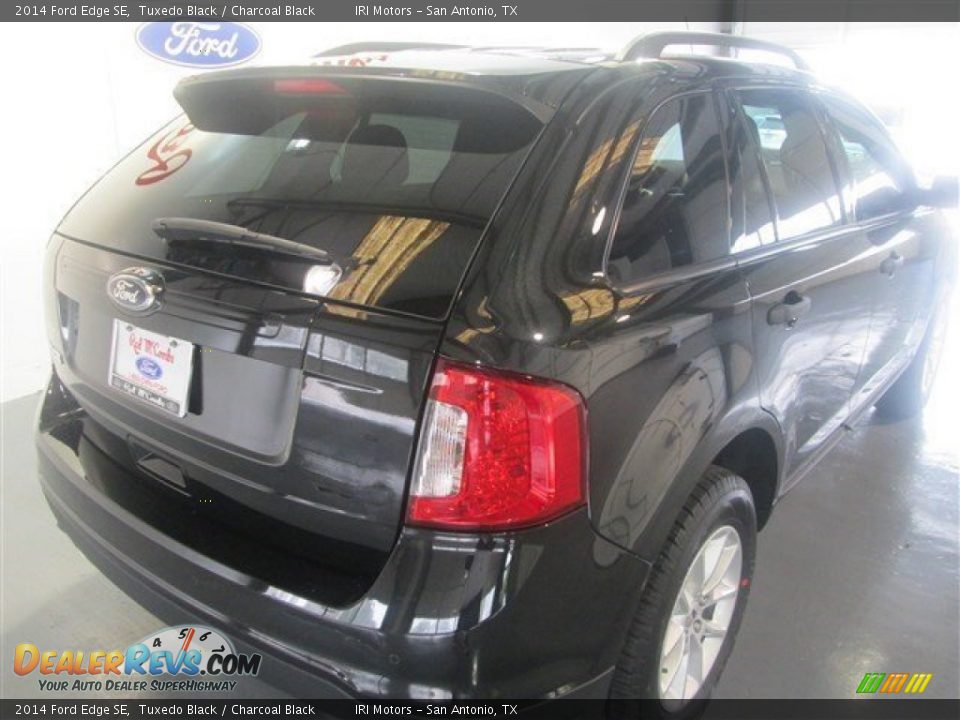 2014 Ford Edge SE Tuxedo Black / Charcoal Black Photo #7